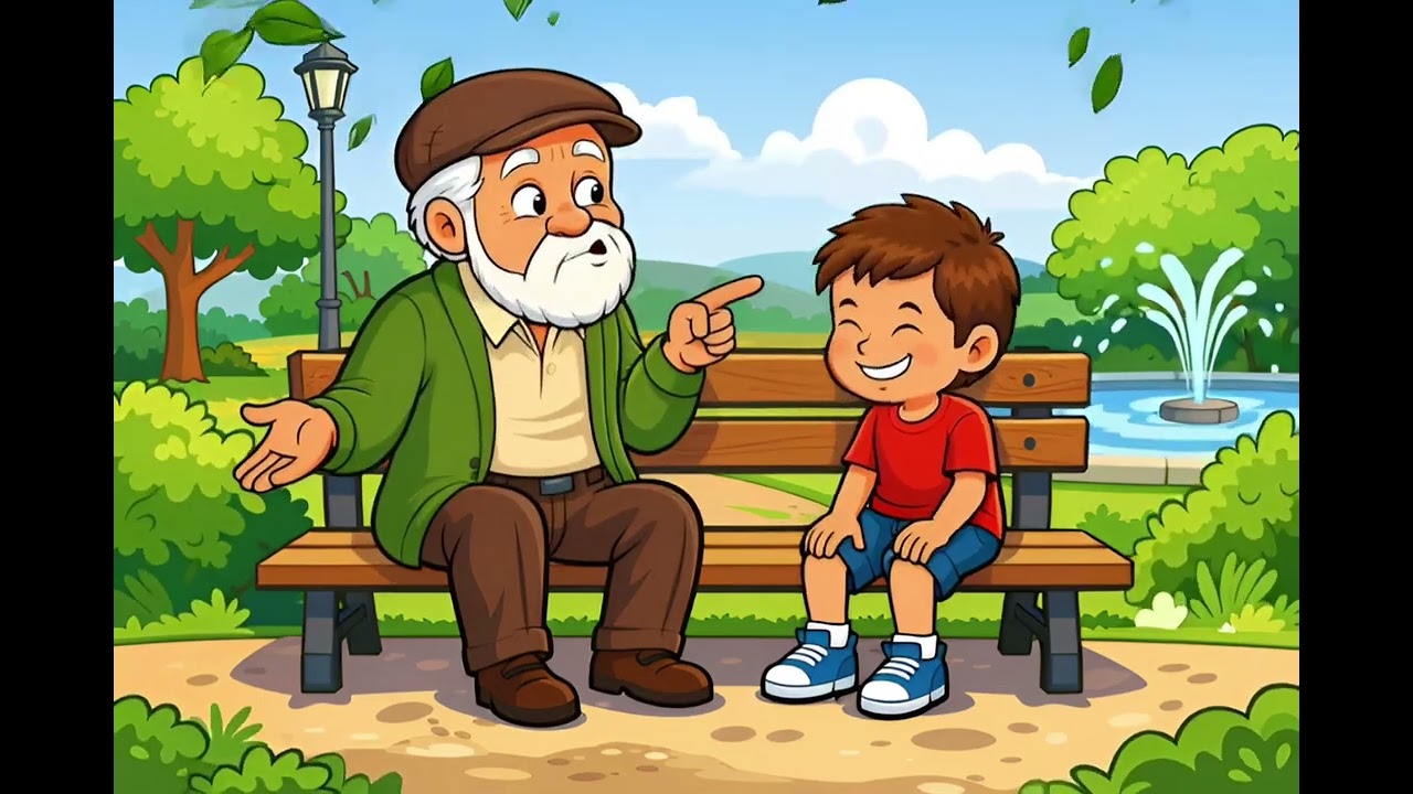 Life Lessons from Grandpa: A Heartwarming Conversation 🌳👴👦#youtubeshorts #viral #viralvideo #youtube