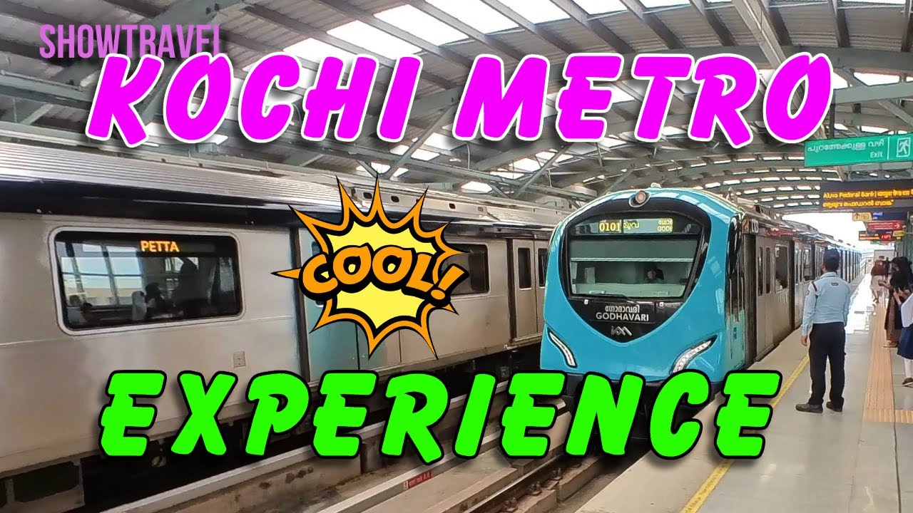 Ernakulam- Kochi Metro Ride - Till Aluva Station