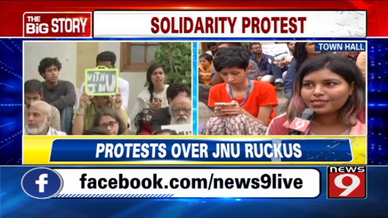 PROTEST IN SOLIDARITY WITH JNU STUDENTS