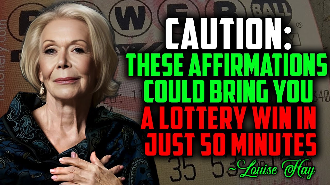 Louise Hay - Caution Use These Affirmations to Win the Lottery in 50 Minutes - Lottery Manifestation