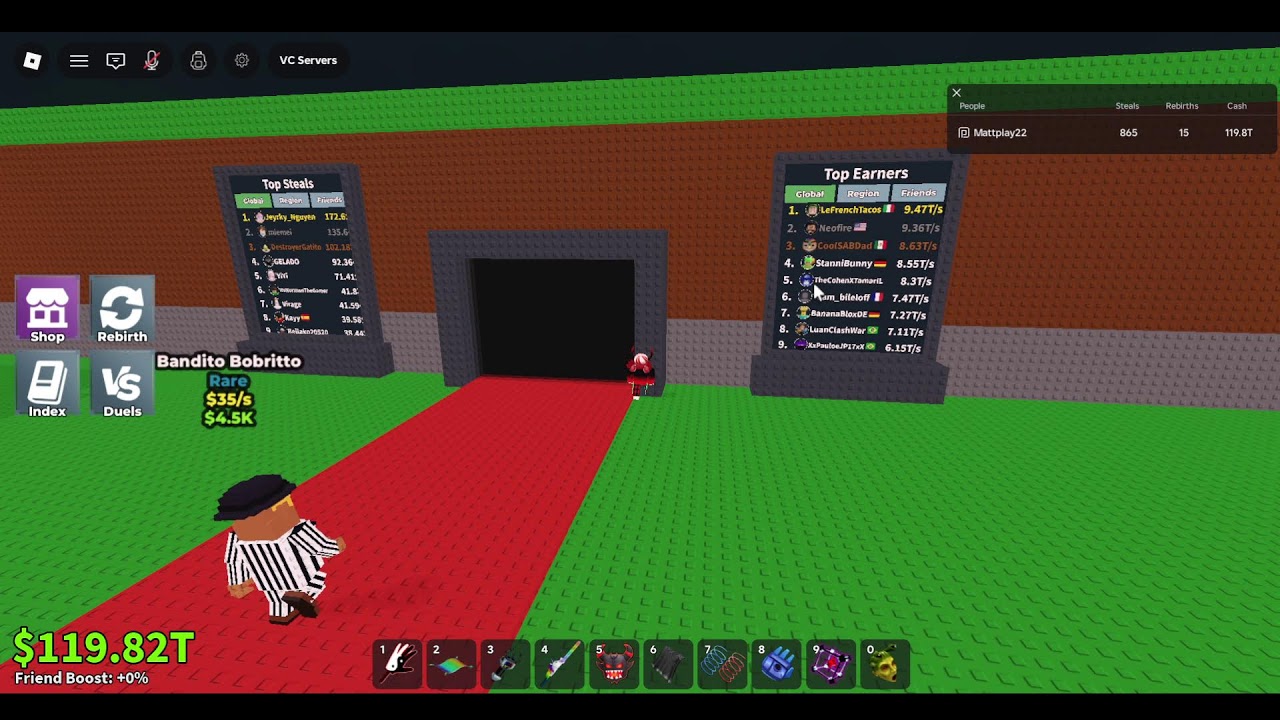 trating in steal a brainrot