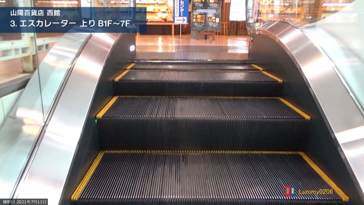 2021年版 姫路 山陽百貨店のエレベータ・エスカレータビュー