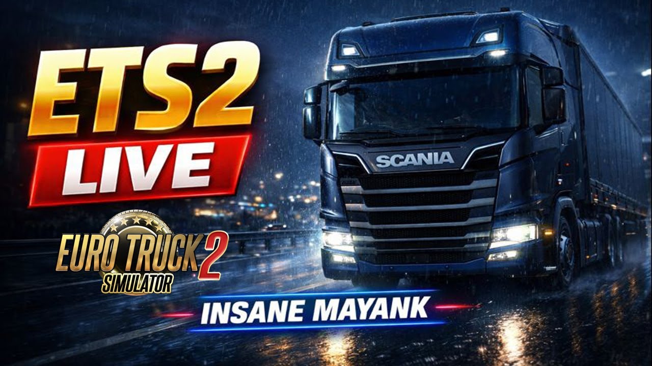 ETS2 Gameplay LIVE 🚛 | Night Driving • Real Traffic • Chill Stream 
