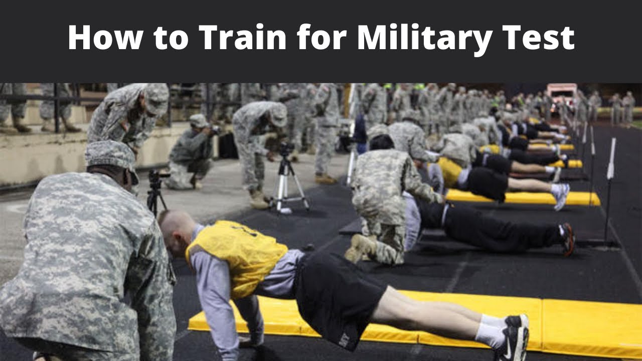 How to Train for Military Fitness Test