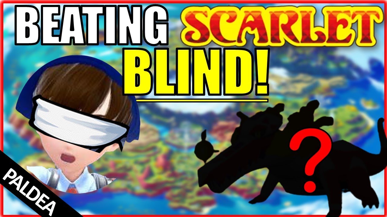 Can I Beat Pokémon Scarlett Blind, using ONLY the first 6 Paldean Pokémon I catch?