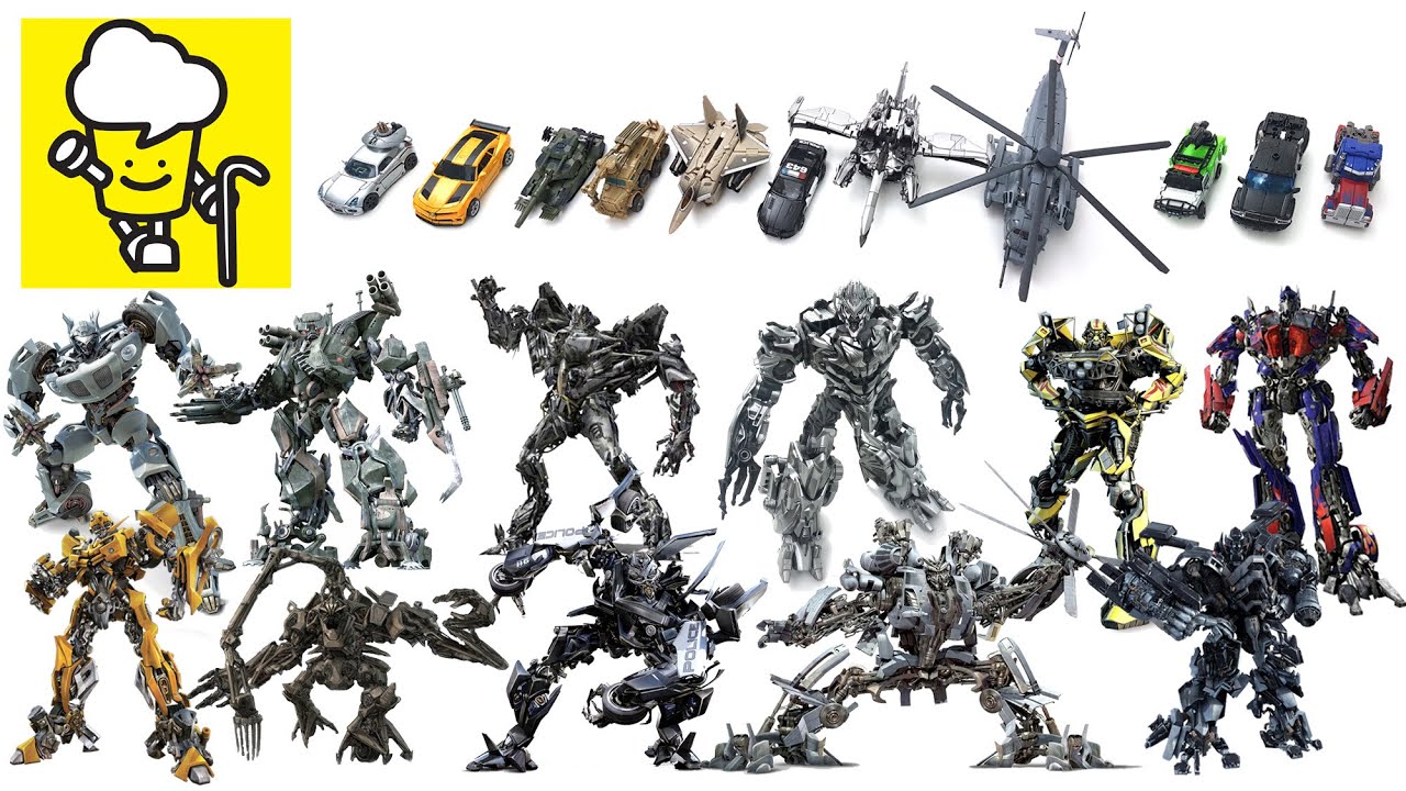 Transformers Movie 2007 Optimus Prime Bumblebee Jazz Ironhide Ratchet