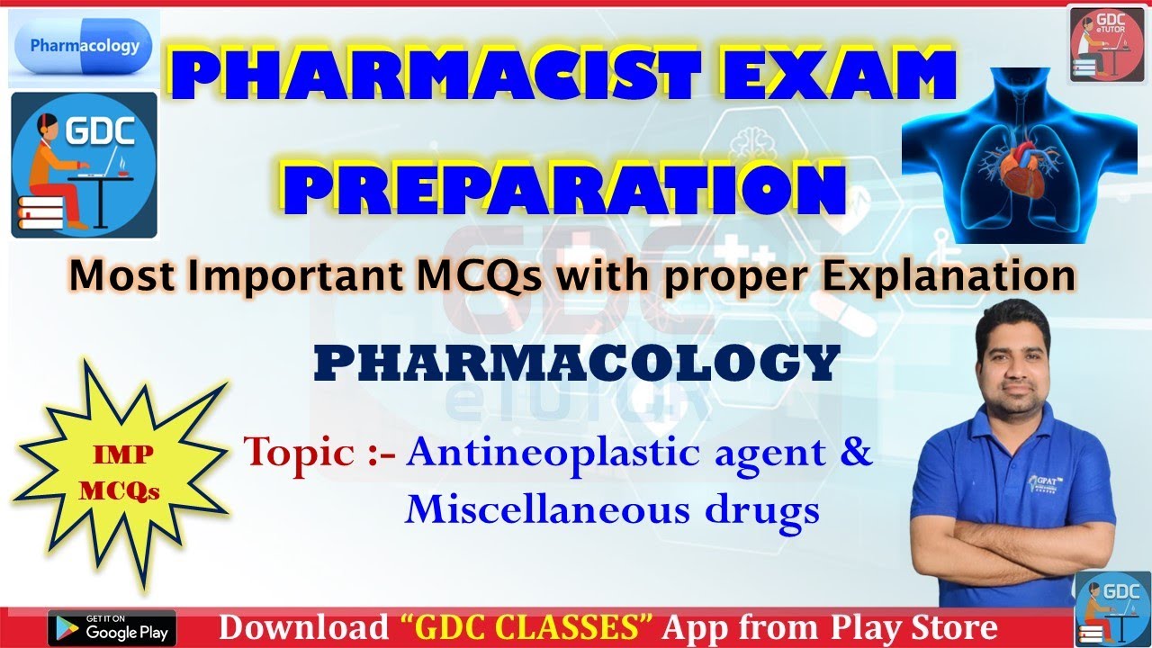 Anti-neoplastic agents (Anti Cancer drugs) | Pharmacology | MCQ'S with Explanation | Pharmacist Exam