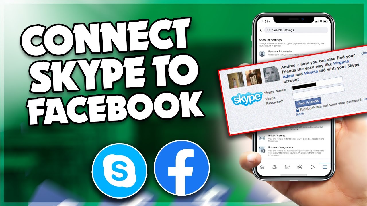 How to connect skype to Facebook | TECH ON |
