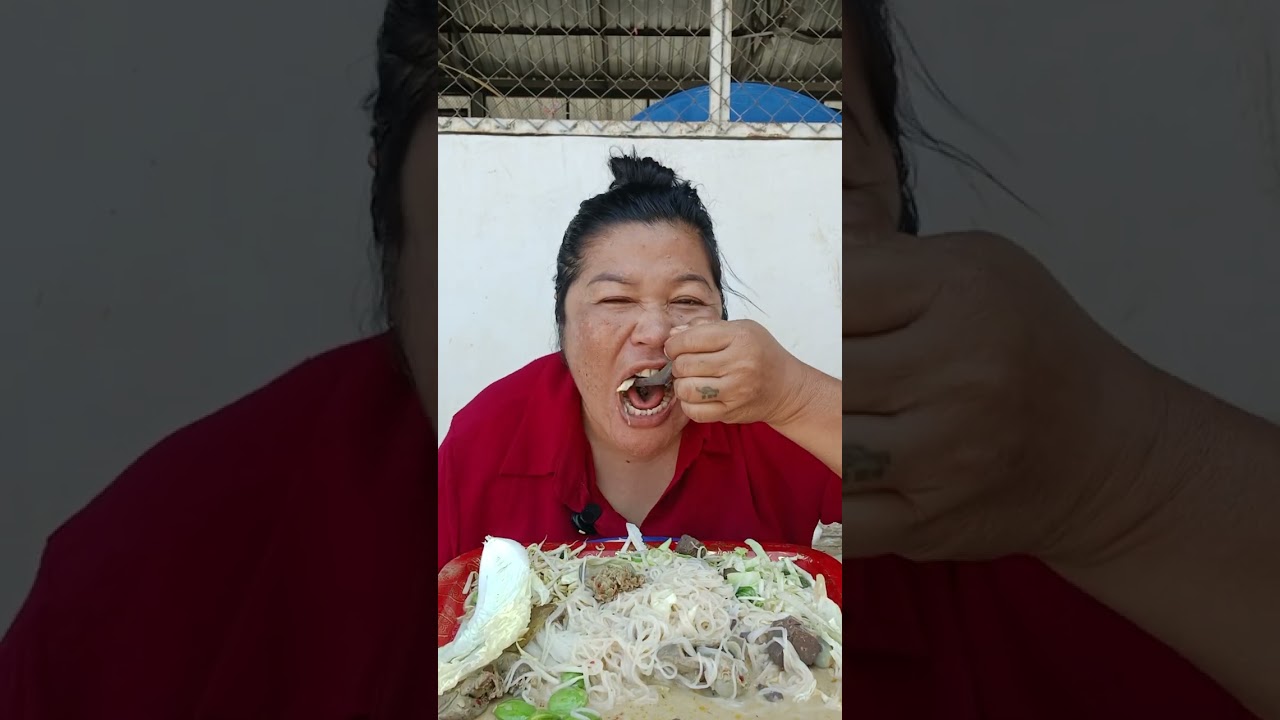 กินยามดัยกะแซ่บ #ขนมจีน #ข้าวปุ้น 