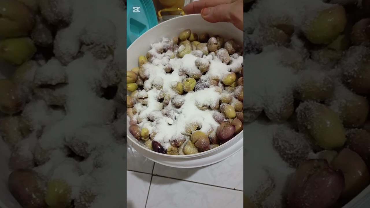 طريقة تحلية وتشقيق وتحميض الزيتون برنج او ليمون الحامض سهلة ورائعة