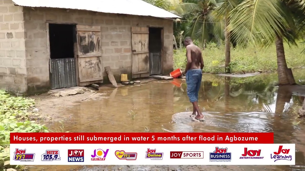 Houses, properties still submerged in water 5 months after flood in Agbozume