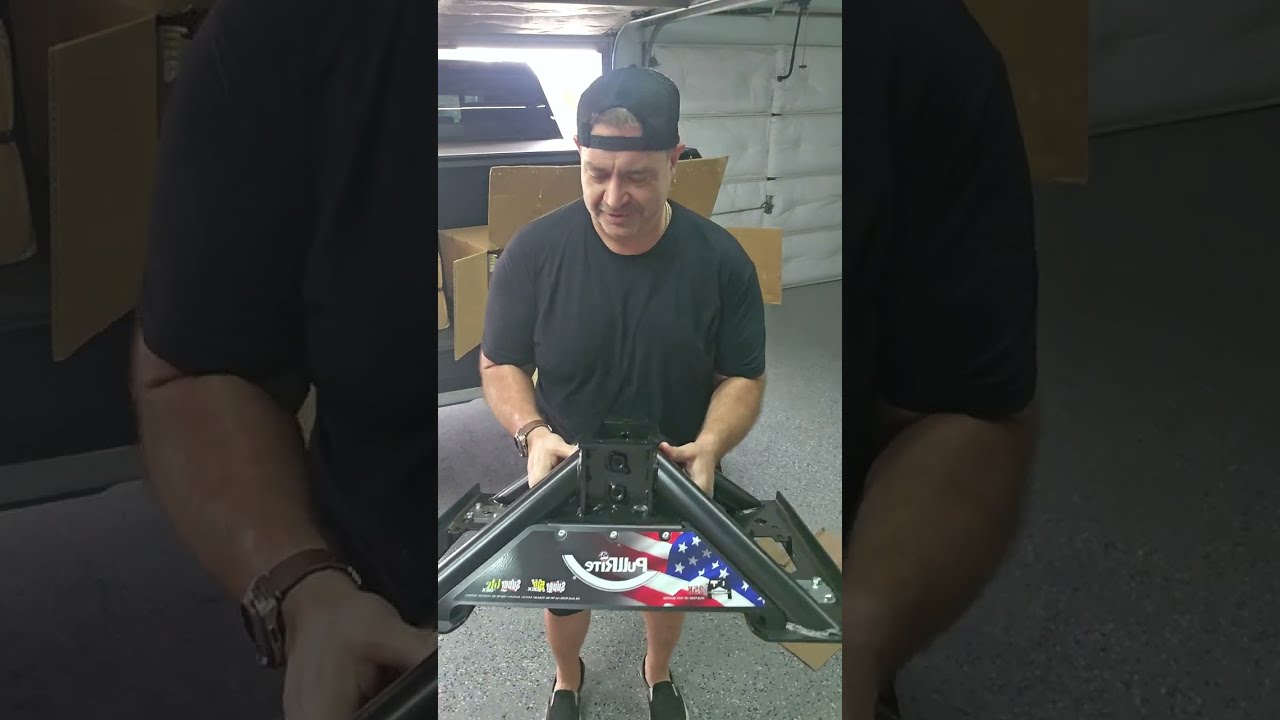 Pullrite Superlite fifth wheel hitch unboxing