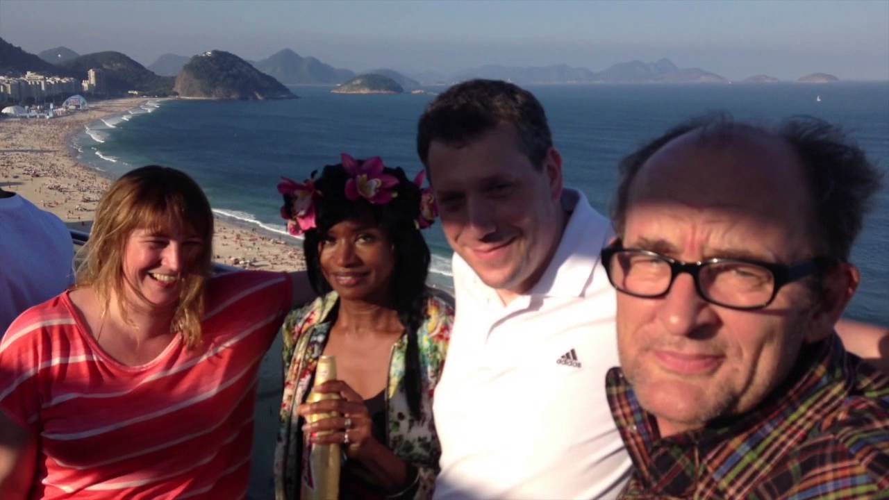 Actor Ralph Brown at Fatboy Slim Rio Rooftop party - World Cup 2014 Brazil