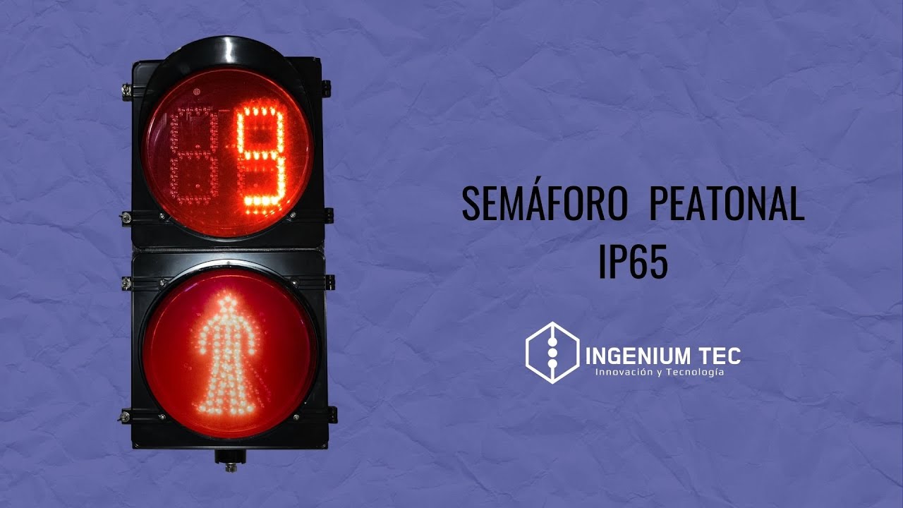 Semáforo peatonal Perú - INGENIUM TEC S.A.C