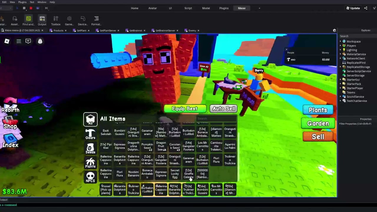 FREE PVB UNCOPYLOCKED PLANTS VS BRAINROT FULLY SCRIPTED 2025
