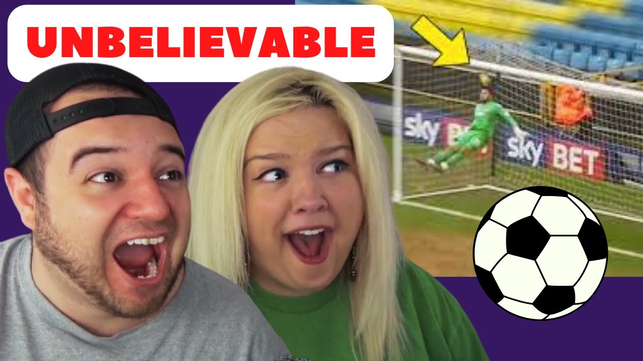 Rare Moments in Football | AMERICAN COUPLE REACTION