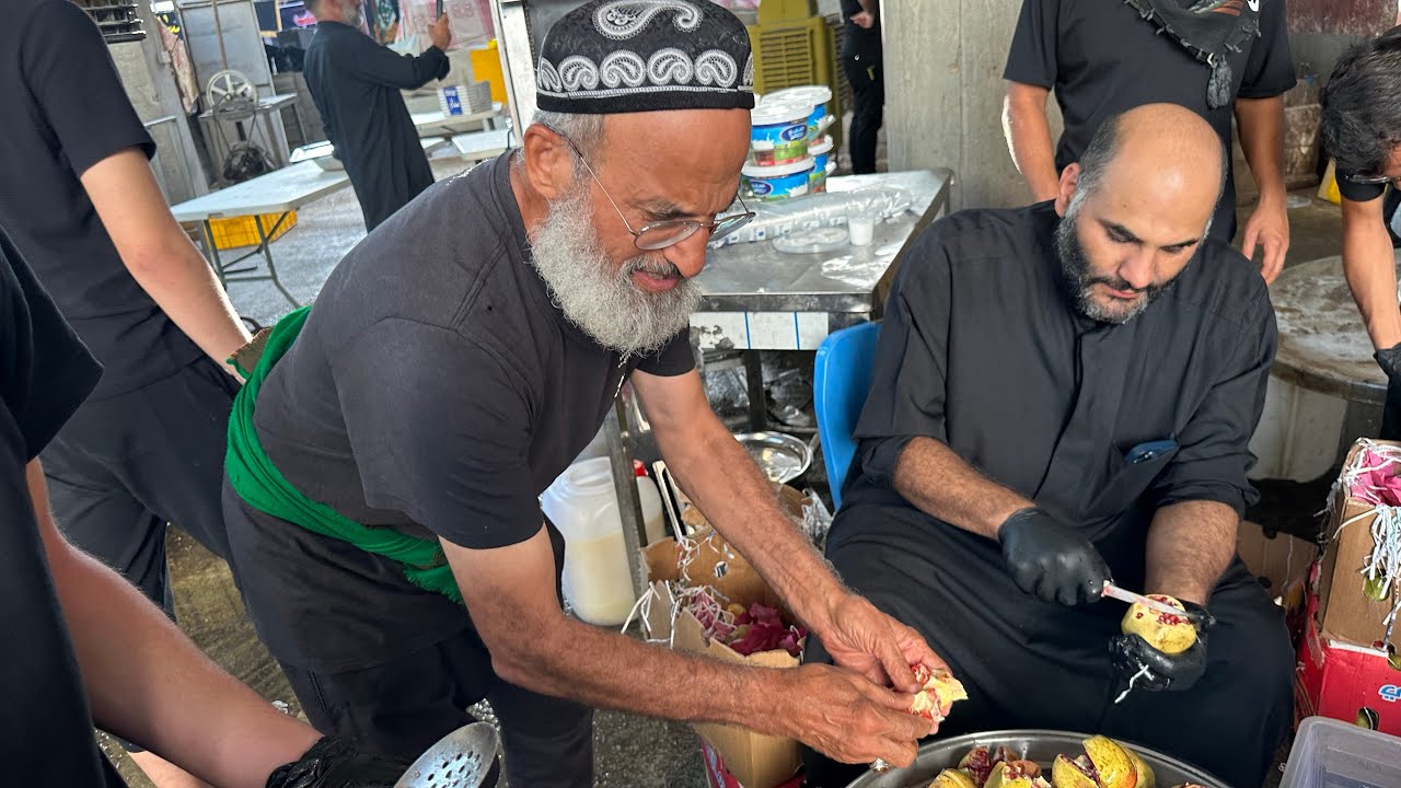خدمة زوار الامام الحسين عليه السلام في كربلاء المقدسة موكب امير المؤمنين مشاية دولة الكويت