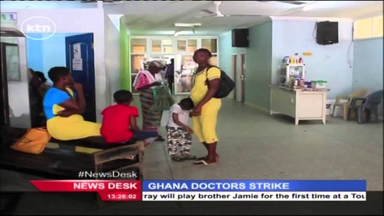 Public hospitals in Ghana paralysed due to doctors strike over conditions of service