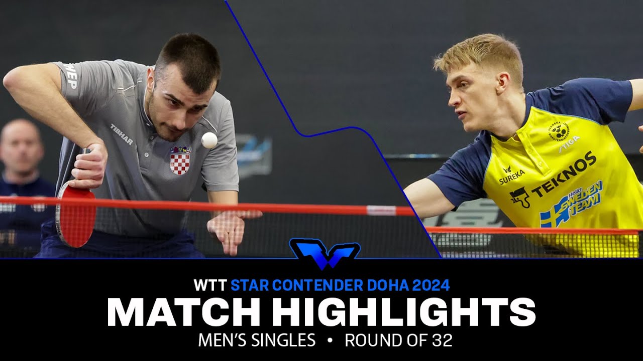 Anton Kallberg vs Tomislav Pucar | MS R32 | WTT Star Contender Doha 2024