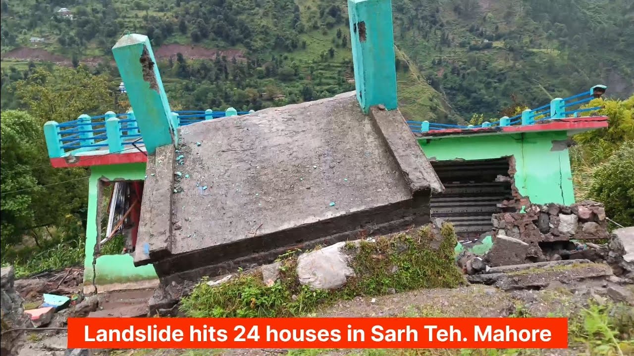 Dist- Reasi teh- Mahore, village Sarh ( musra) landslide, Sad news|| J&K cloudburst