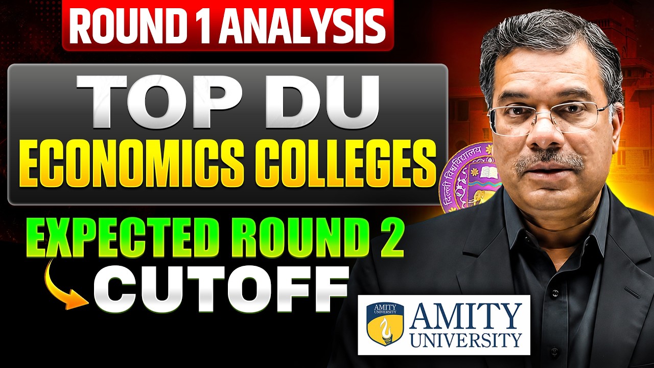 DU BA Economics Round 1 Cutoff 2026 vs 2025 📈 | DU Economics Round 2 Expected Cutoff | Careers360