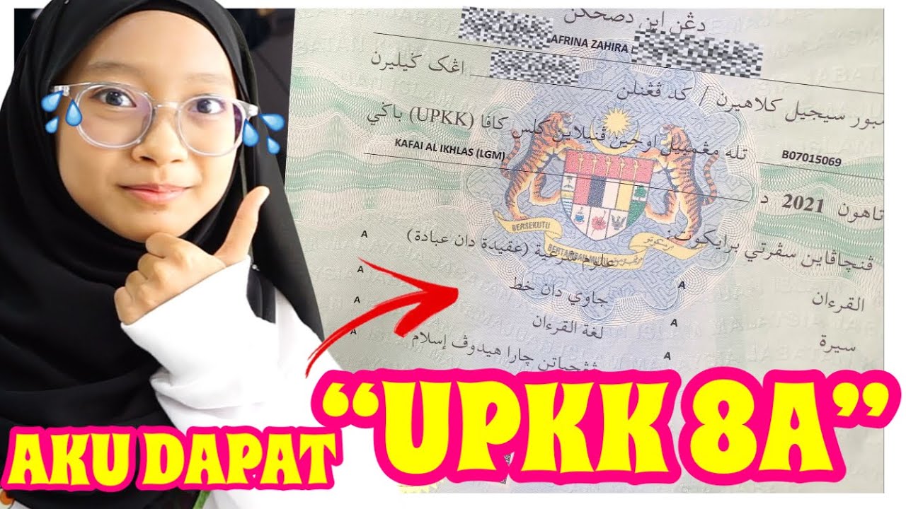 AKU DAPAT UPKK 8A !!!!