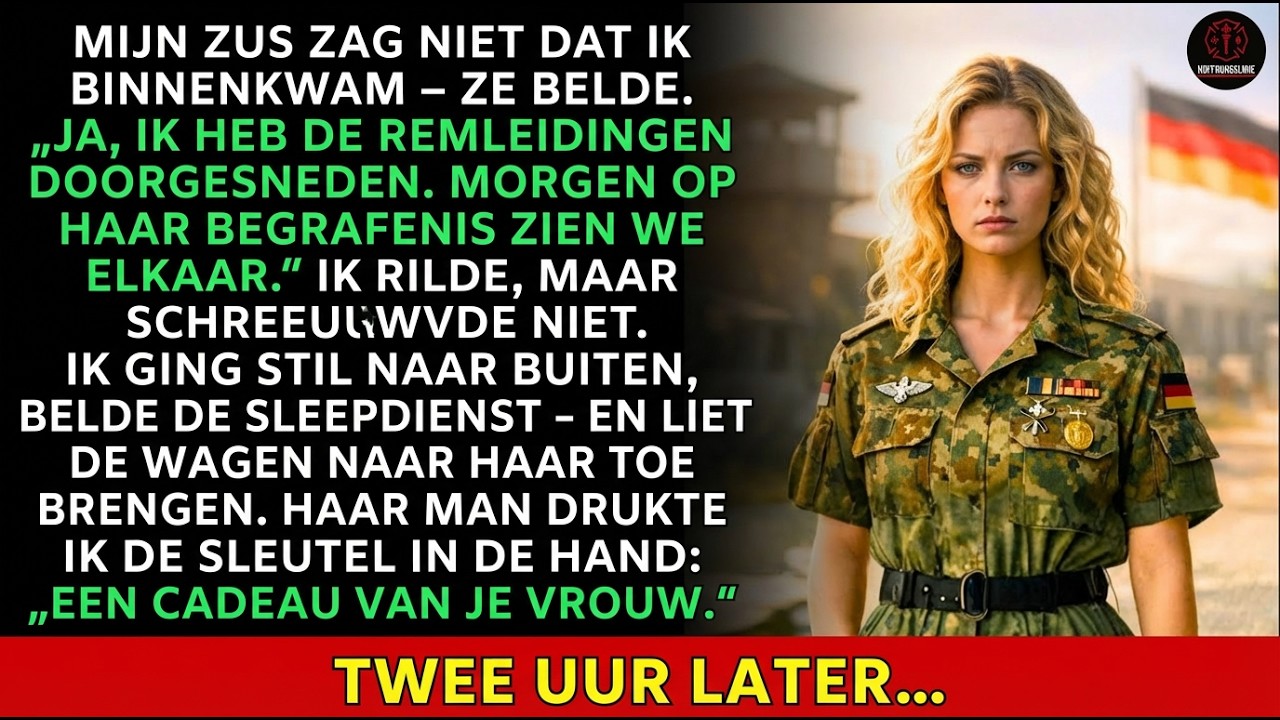 Mijn zus tegen een vreemde: “Remleidingen doorgesneden. Tot haar begrafenis.”