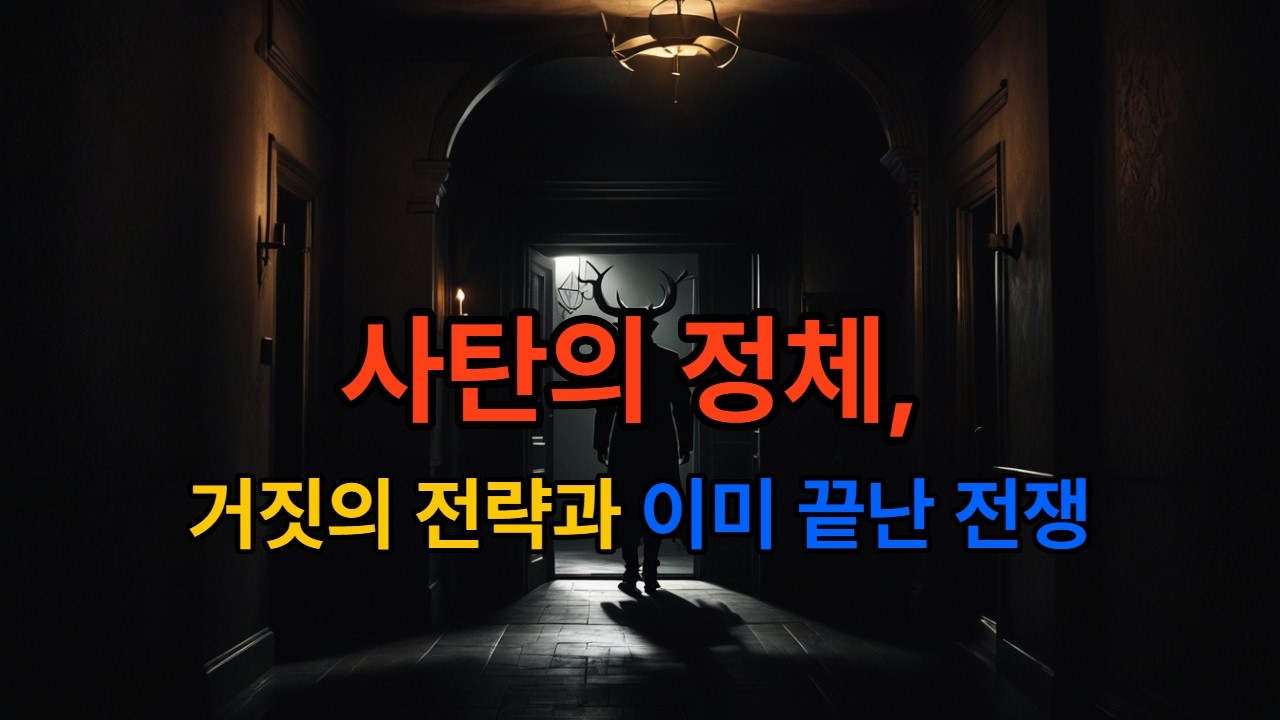 사탄의 정체 거짓의 전략과 이미 끝난 전쟁