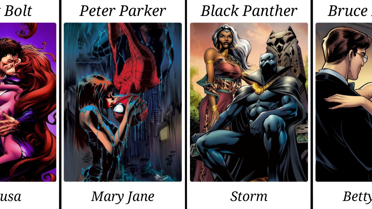 Love interests of Marvel Characters || Part 1