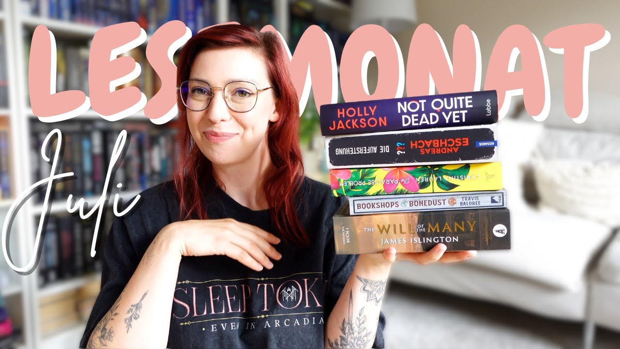 Die 5 Bücher, die ich im Juli gelesen habe 📚Lesemonat ✨