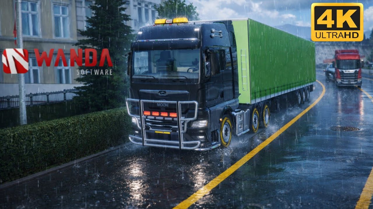 Mountain Roads 🚛❄️ | Truckers of Europe 3| Ultra Graphics 4k gameplay Man tgx