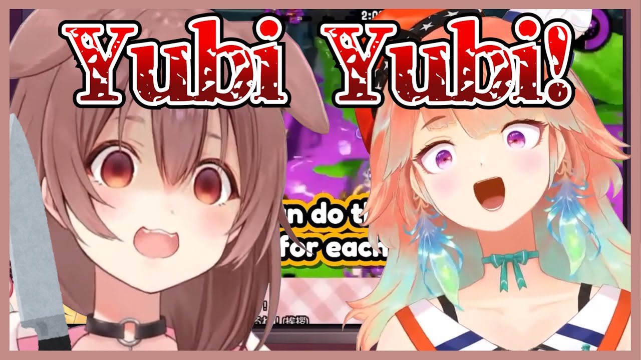 Korone Explains The Origin Of Yubi Yubi To Kiara 【Hololive / Eng Sub】