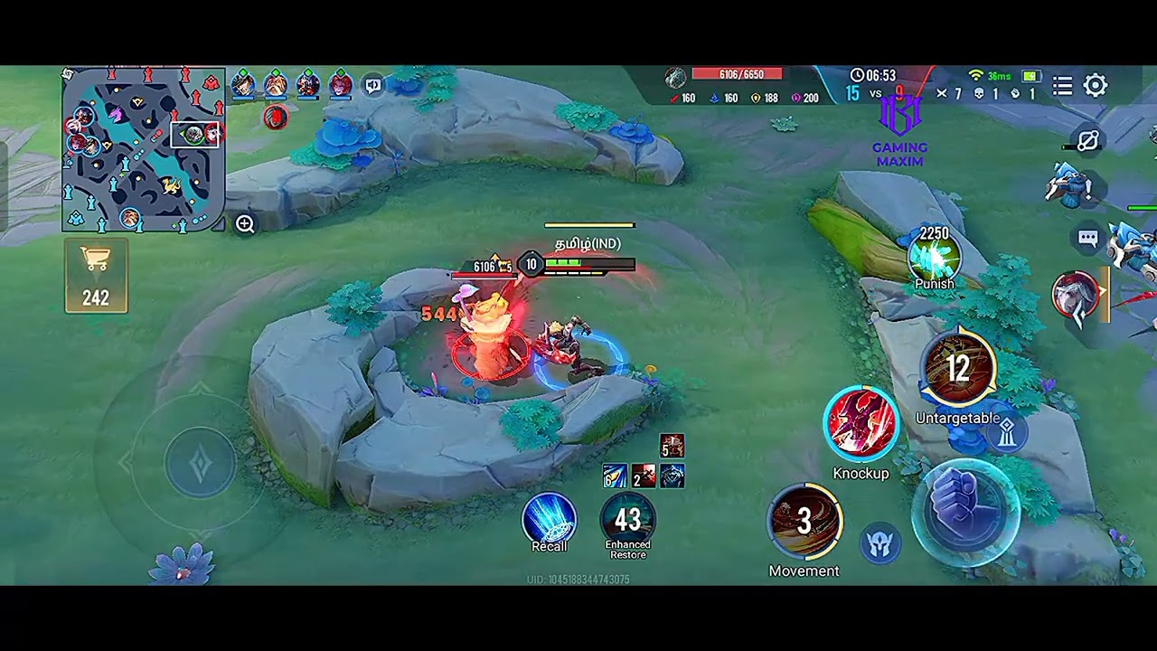 SERVERS BEST ERROL GAMEPLAY|AOV|1V5|