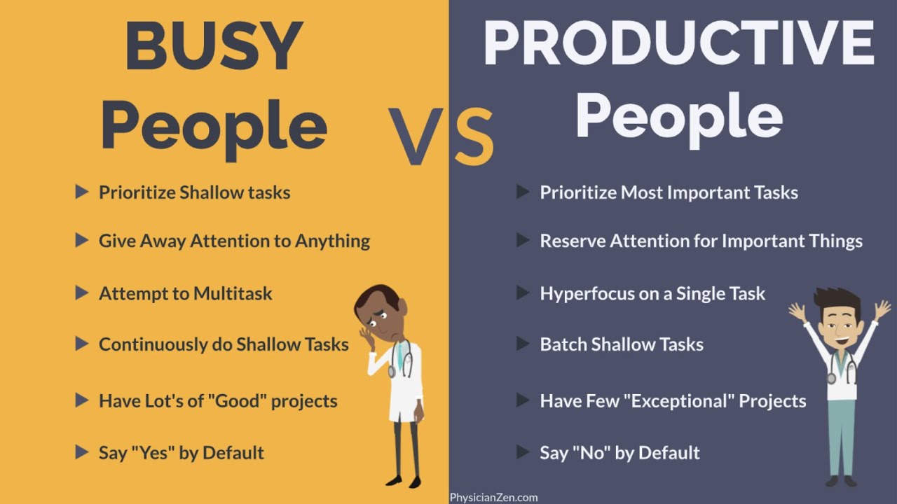Are you BUSY vs PRODUCTIVE? Learn the Key Differences!