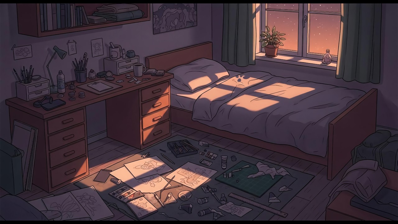 1 A.M Study Session 📚 Late Night Lo-Fi Hip Hop Beats to Focus & Unwind 🌙