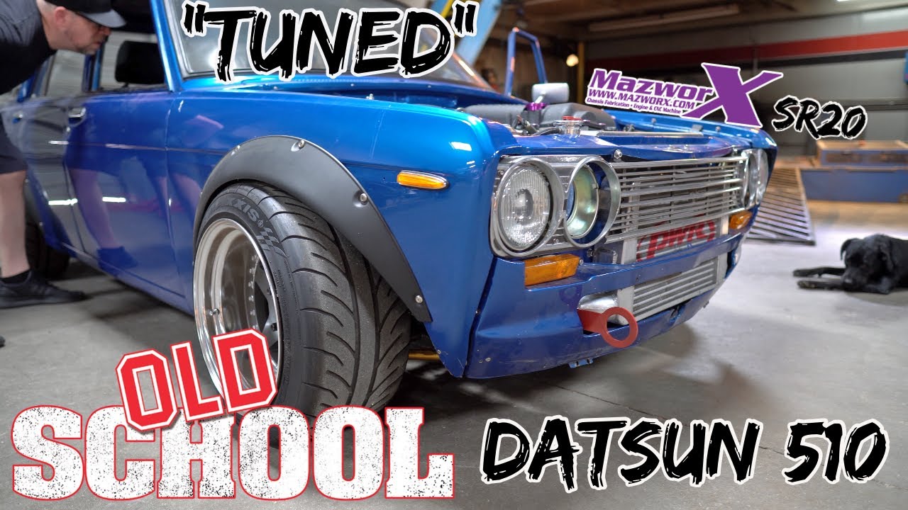 Old School Datsun 510 with a New Mazworx Built Turbo SR20 