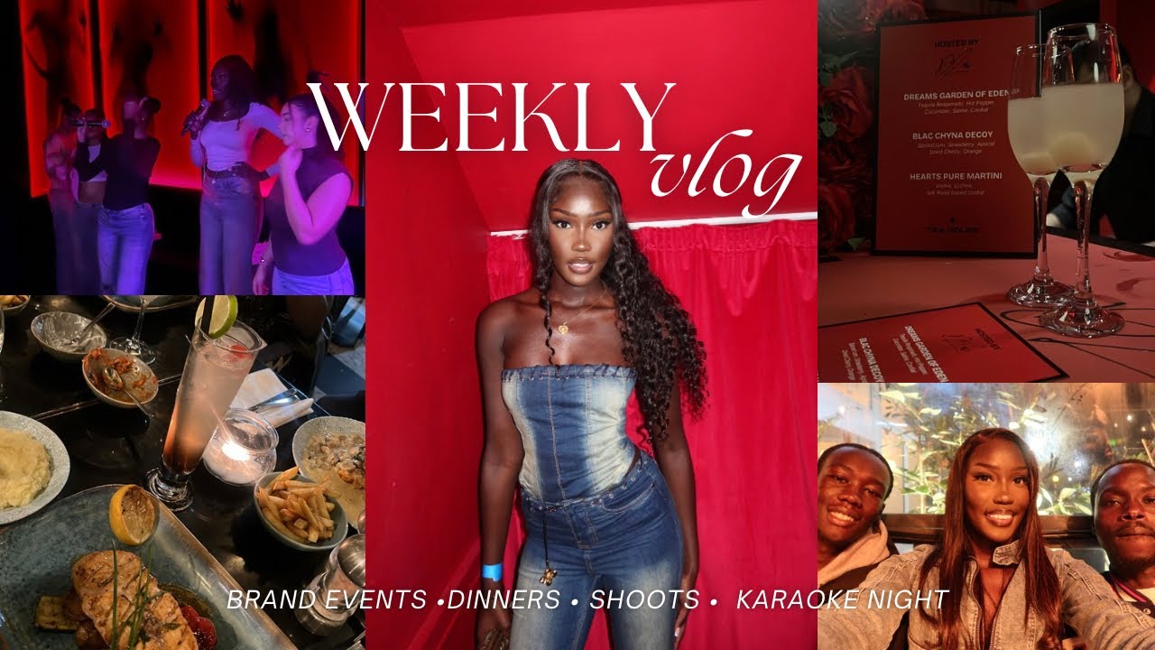weekly vlog: yagi x black chyna event, dinners, shoots, karaoke night with the girls and more