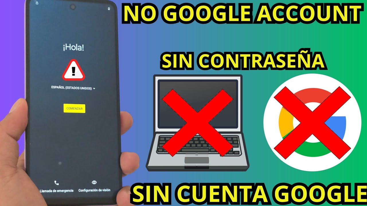 SIN PC - Como quitar o eliminar una cuenta de google motorola g31