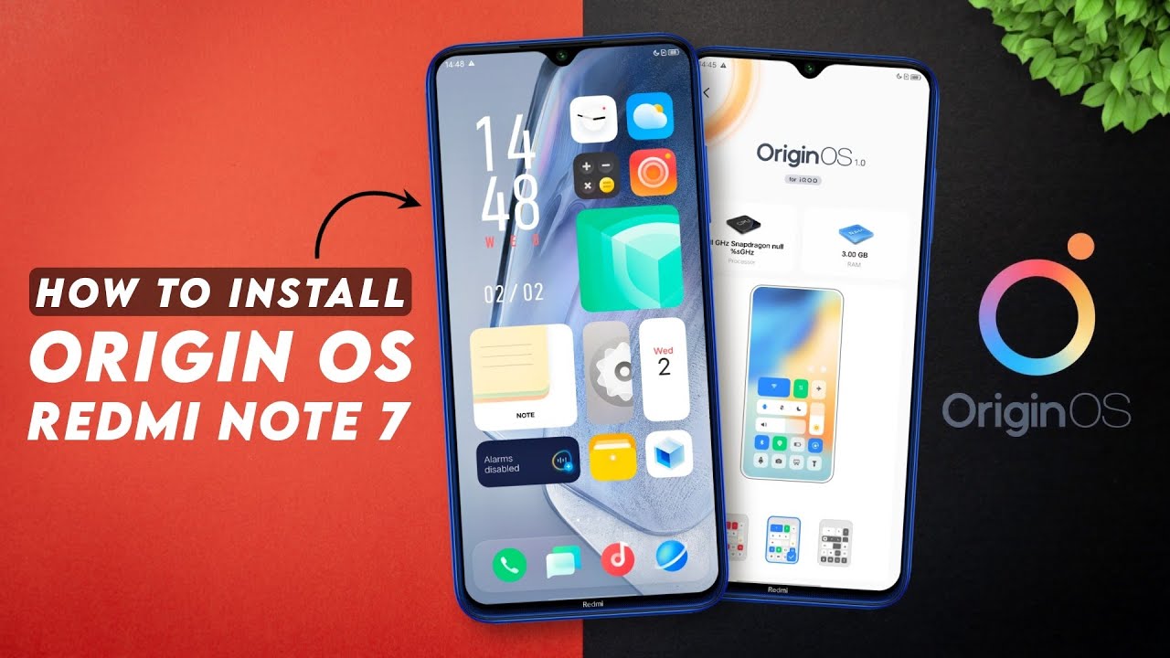 ⚡How to Install Origin OS on Redmi Note 7 | iQOO Neo 5 Lite Port | Origin OS 1.0 for Redmi Note 7