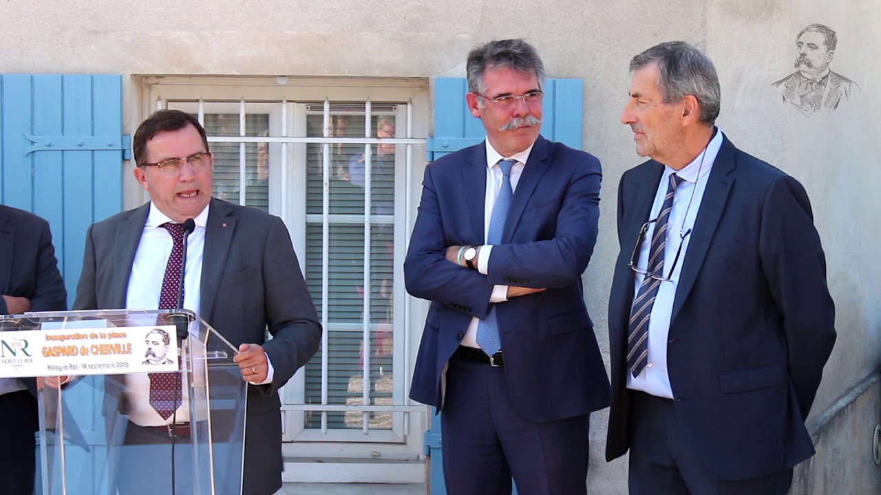 NOISY-LE-ROI - Inauguration Place Gaspard de Cherville