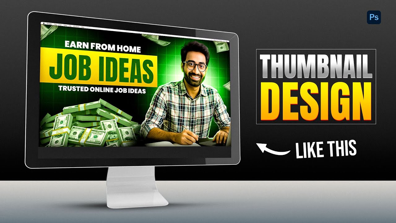 Урок по созданию миниатюр в Photoshop | Как сделать миниатюру для YouTube