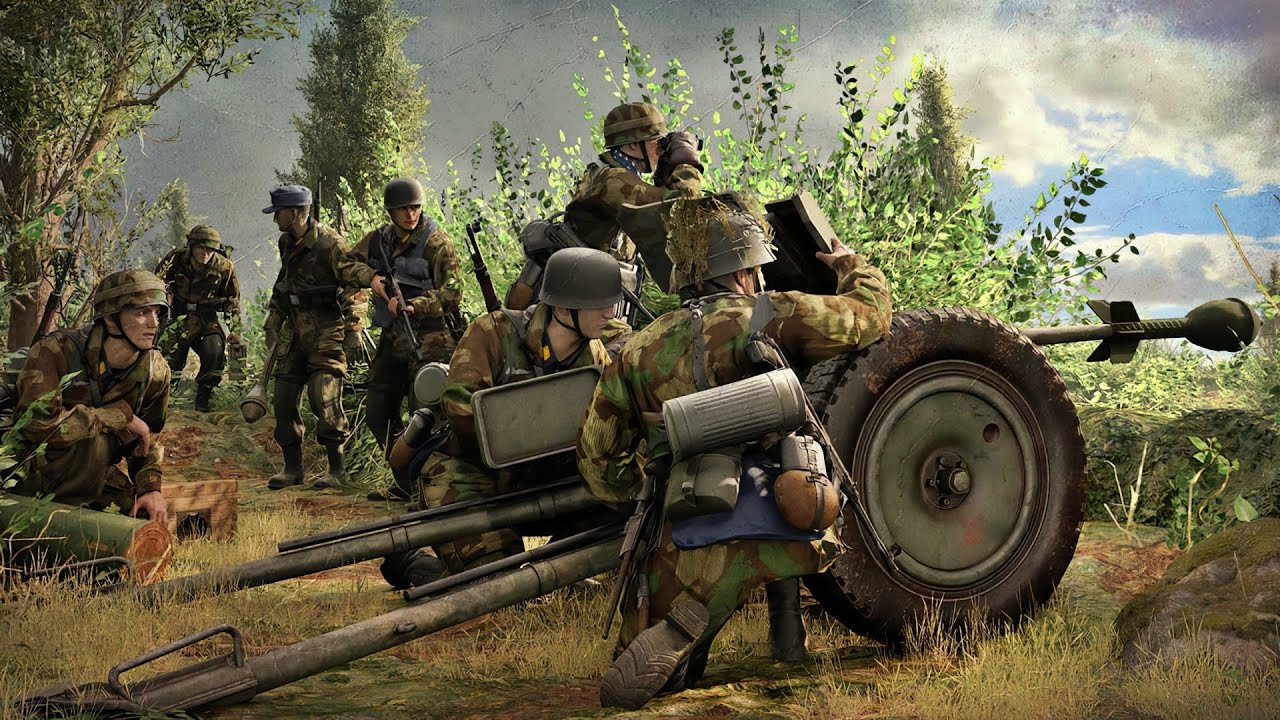 Немецкий Fallschirmjäger Засада 82-й воздушно-десантной дивизии | Врата ада Освобождения