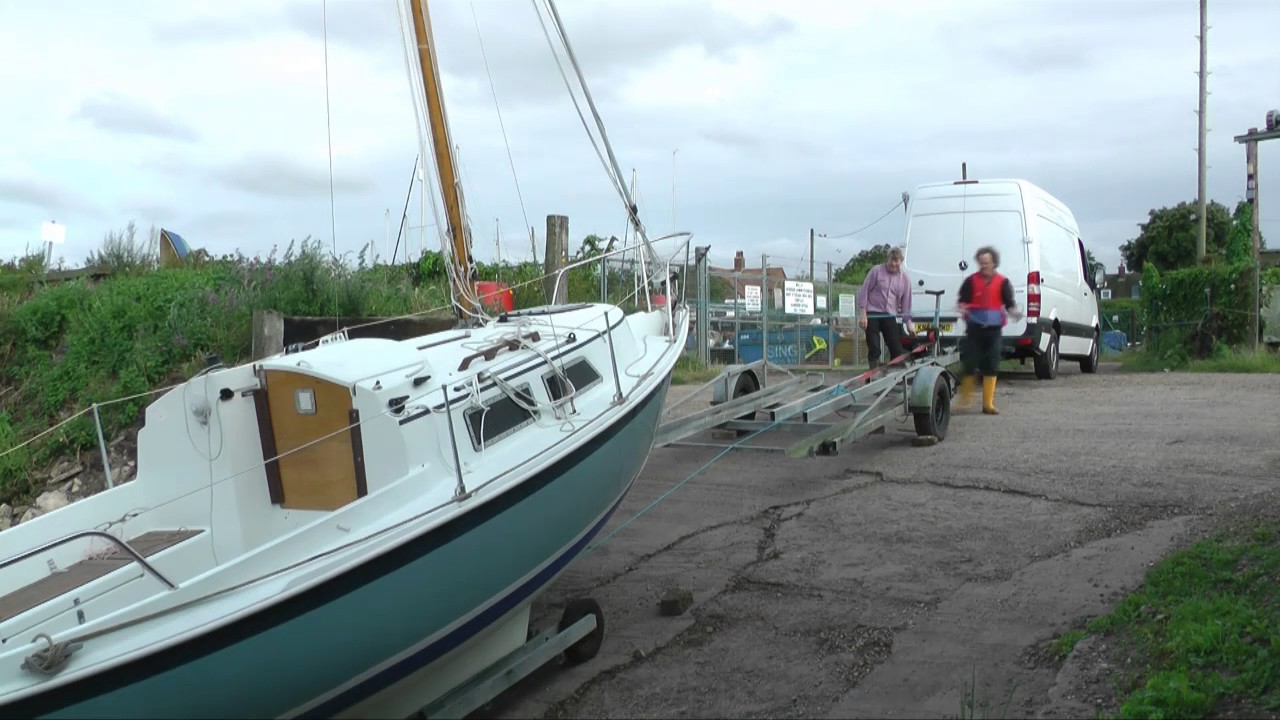 KeepTurningLeft Season 5 film 6 Launching a trailer sailer with Dylan Winter