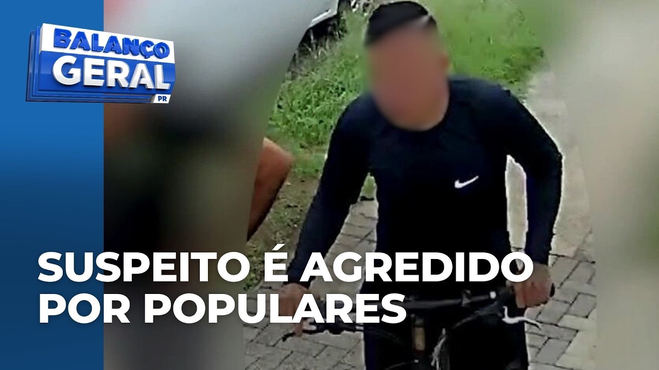 Suspeito de fazer parte da Gangue da Correntinha faz necessidades na calçada antes de ser preso