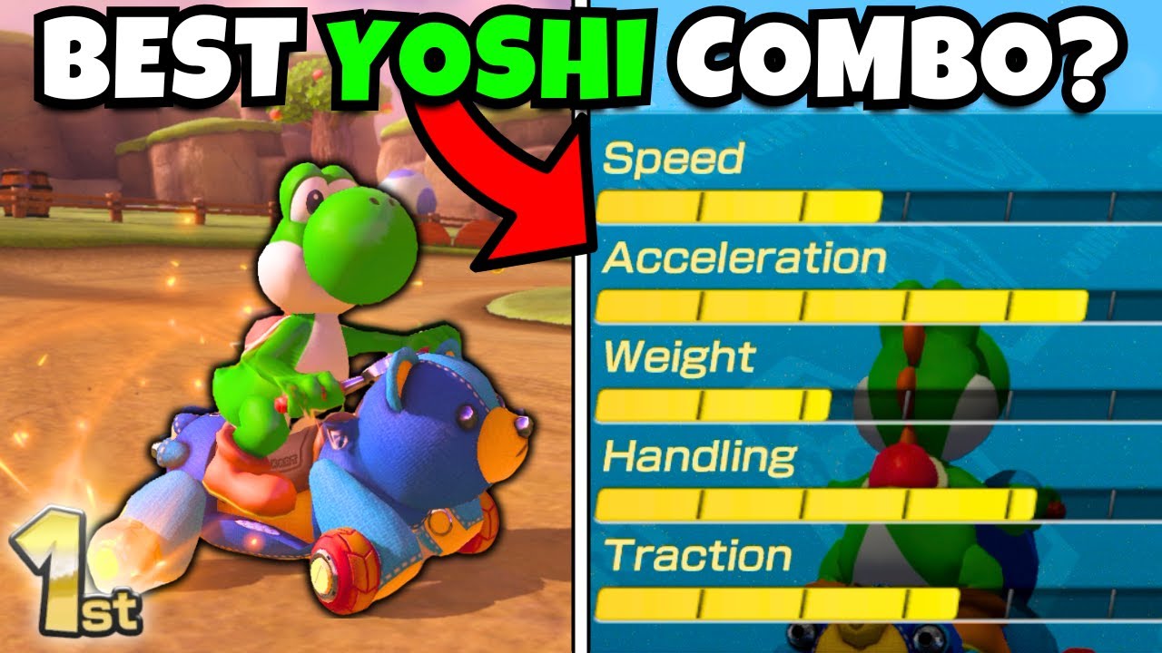 The BEST YOSHI COMBOS in Mario Kart 8 Deluxe!