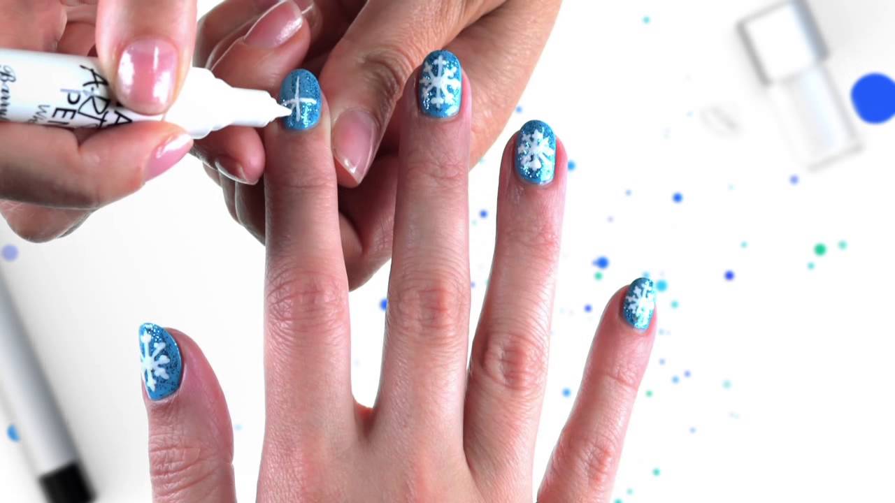 Frozen | Snowflake Nail Art Tutorial | Official Disney Channel UK HD