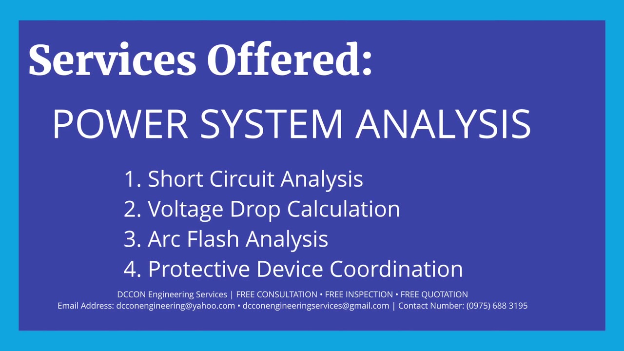 ELECTRICAL WORKS - DCCON ENGINEERING SERVICES
