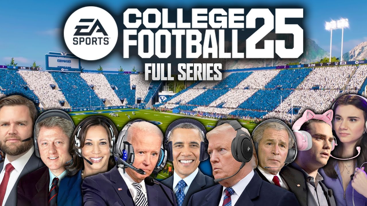US Presidents Play College Football 25 (FULL SERIES)