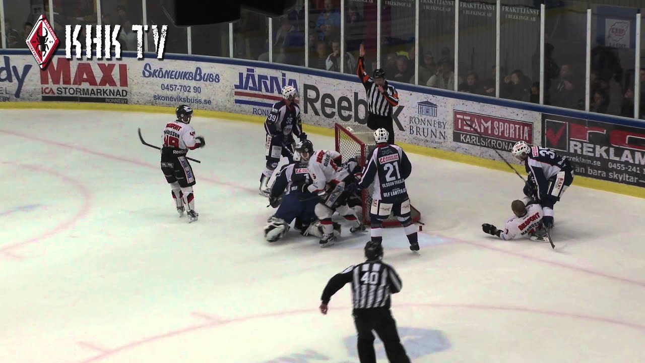 120328 - Highlights från matchen KRIF Hockey - Karlskrona HK