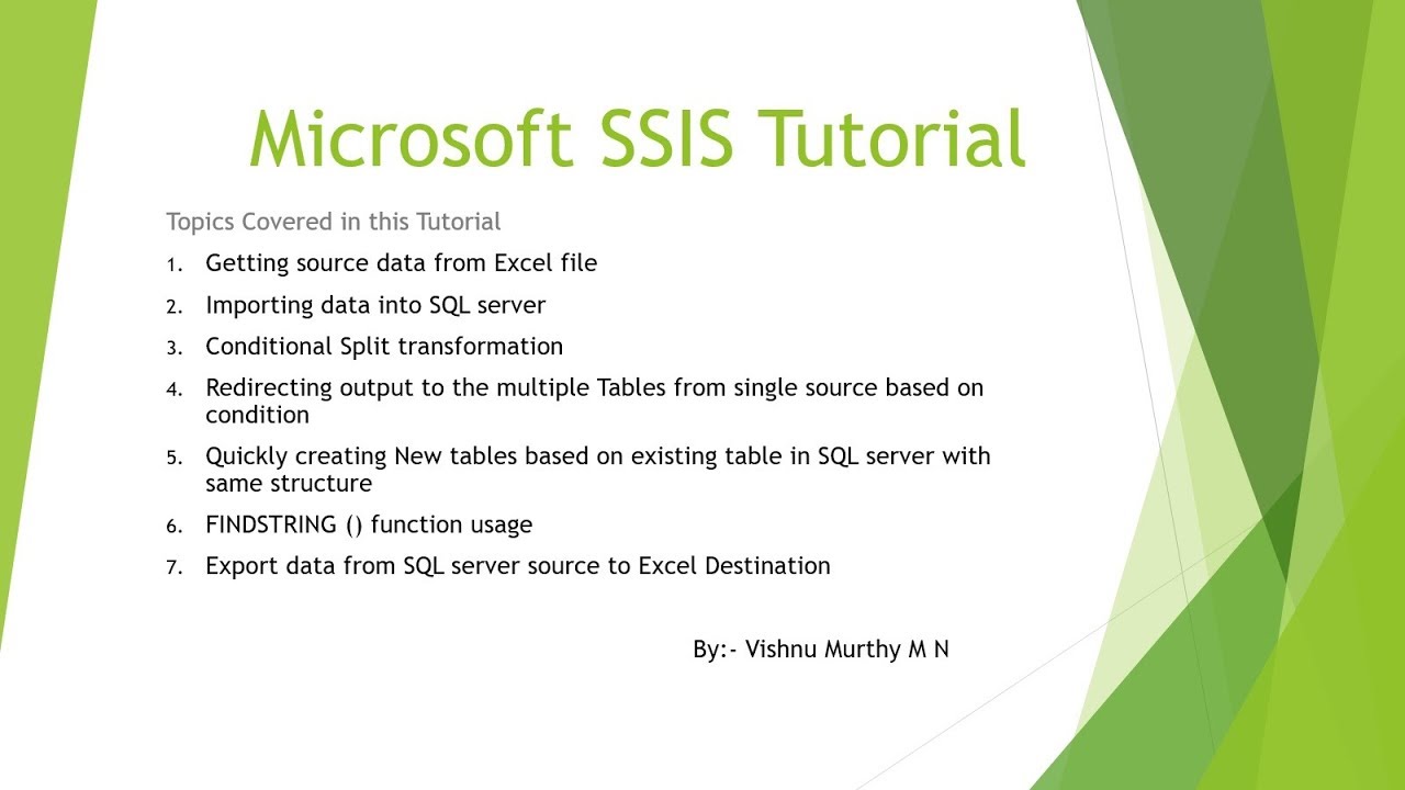 Conditional Split (SSIS) - Microsoft SQL Server Integration Services Tutorial   MSBI Training Video